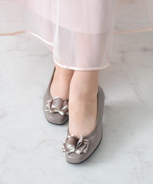 【BRIDGET BIRKIN WALK】リボンウォーキングパンプス