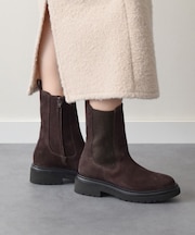 【mara bini】インサイドジップサイドゴアブーツ