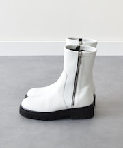 【EMILE】タンクソールダブルジップショートブーツ