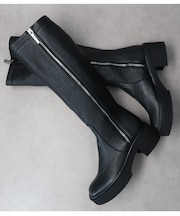 【EMILE】ダブルジップロングブーツ