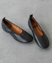 【ANGEL ALARCON】オブリークトウディープカットパンプス