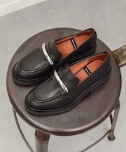 【ANGEL ALARCON】ラウンドトウメタルオーナメントローファー