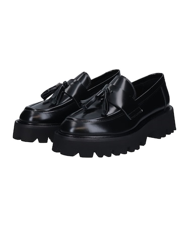 【FABIO RUSCONI】厚底タンクソールタッセルローファー