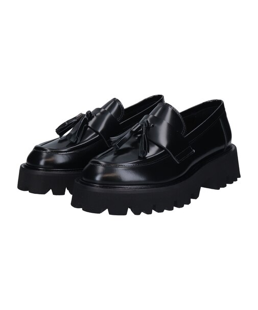 【FABIO RUSCONI】厚底タンクソールタッセルローファー