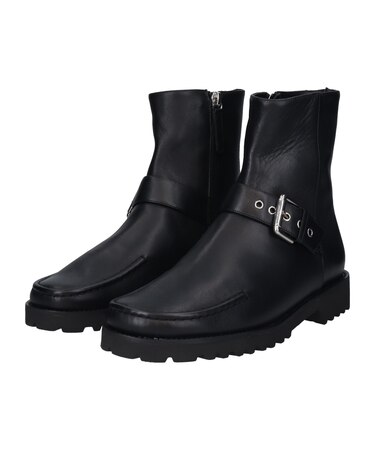 【FABIO RUSCONI】オブリークトウベルトモカブーツ