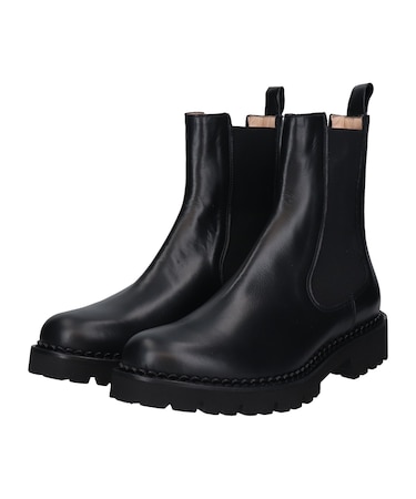 【FABIO RUSCONI】ラウンドトウタンクソールサイドゴアブーツ