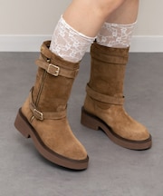 【FABIO RUSCONI】ラウンドトウEVAソールエンジニアブーツ