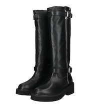 【FABIO RUSCONI】ラウンドトウエンジニアロングブーツ