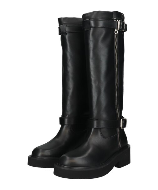 【FABIO RUSCONI】ラウンドトウエンジニアロングブーツ