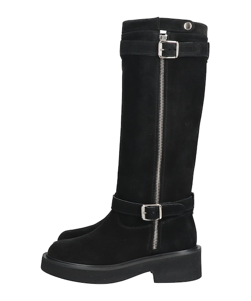 【FABIO RUSCONI】ラウンドトウエンジニアロングブーツ