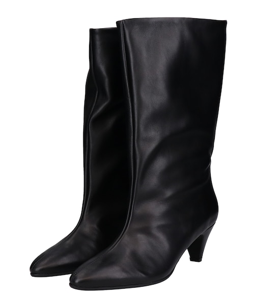 【FABIO RUSCONI】ルーズフィットポインテッドハーフブーツ