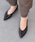 【INTER-CHAUSSURES】ポインテッドトウサケットバレエシューズ