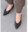 【INTER-CHAUSSURES】ポインテッドトウサケットバレエシューズ