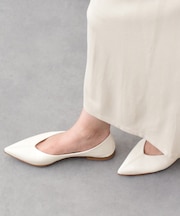 【INTER-CHAUSSURES】ポインテッドトウサケットバレエシューズ