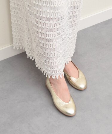 【INTER-CHAUSSURES】ラウンドトウサケットバレエシューズ