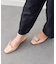 【INTER-CHAUSSURES】スクエアトウバックルサケットバレエ