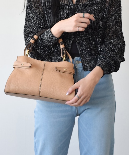 【LORISTELLA】ベーシックレザーハンドバッグ