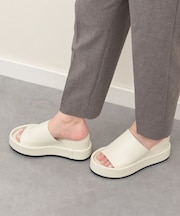 【JVAM】厚底ウエッジミュールサンダル