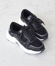 【BRIDGET BIRKIN】ラメツイードコンビスニーカー