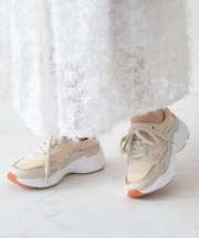 【BRIDGET BIRKIN】ラメツイードコンビスニーカー