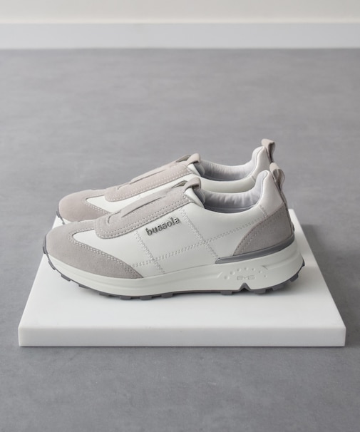 【bussola】撥水スリッポンスニーカー