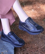 【bussola】撥水サイドジップスニーカー