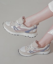 【bussola】撥水コンビスニーカー