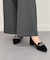 【INTER-CHAUSSURES】ポインテッドトウビジューパンプス