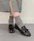 【INTER-CHAUSSURES】タッセルリボンエナメルモカシューズ
