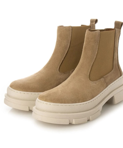 【ANGEL ALARCON】ワントーントラックソールサイドゴアブーツ