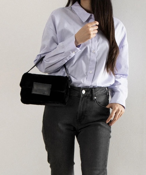 【Kiara】2WAYフェイクファーショルダーバッグ