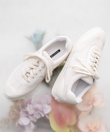 【PARADIS COULEUR】異素材コンビロープロファイルスニーカー