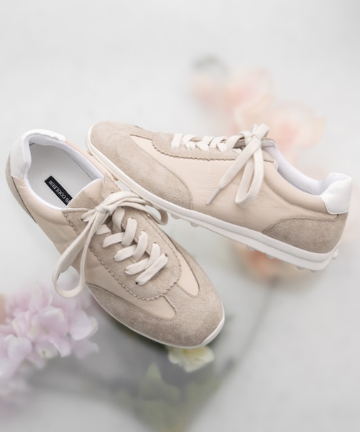 【PARADIS COULEUR】異素材コンビロープロファイルスニーカー