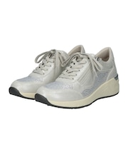 【Round About】ラインストーンサイドジップスニーカー