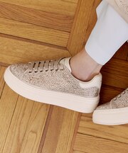 【Tamaris】プレミアムビジュー厚底スニーカー