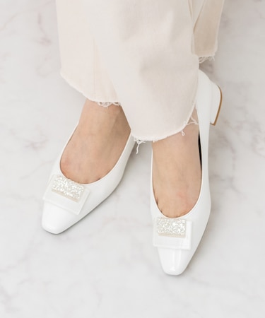 【Bridget Birkin】グリッターパーツパンプス