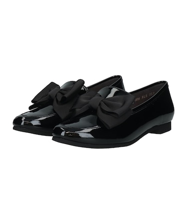 【Bridget Birkin】ラウンドリボンローファー