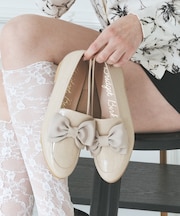 【Bridget Birkin】ラウンドリボンローファー