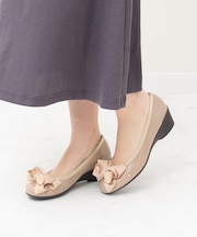 【BRIDGET BIRKIN WALK】ステッチリボンウォーキングパンプス