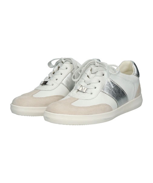 【CAPRICE】カラーブロックフラットソールスニーカー