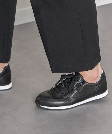 【CAPRICE】フレックスサイドジップスニーカー