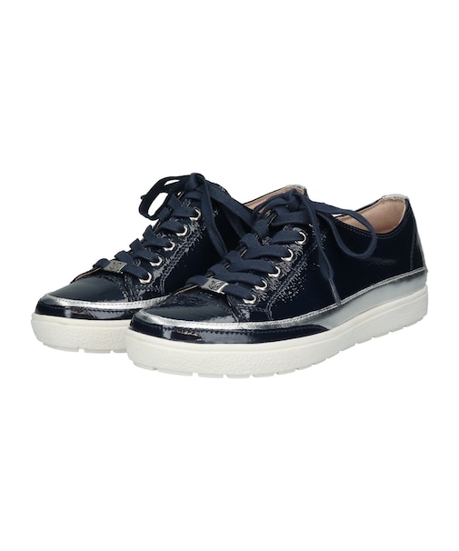【CAPRICE】メタルアクセントレースアップスニーカー