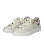 【NeroGiardini】サイドジップパンチングレザースニーカー