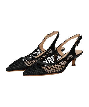 【FABIO RUSCONI】バックバンドネットパンプス