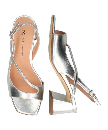 【FABIO RUSCONI】スクエアトウストラップサンダル