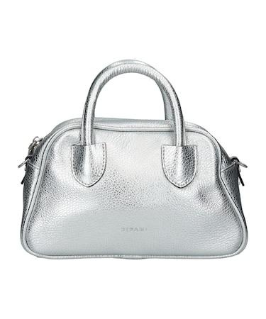 【RIPANI】ミニボストン・シルバー2WAYバッグ