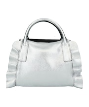 【RIPANI】レザーフリルデザインハンドバッグ