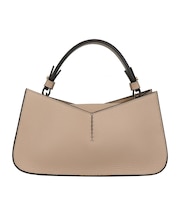 【LORISTELLA】Vカットレザー2WAYハンドバッグ