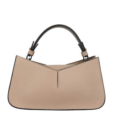 【LORISTELLA】Vカットレザー２WAYハンドバッグ