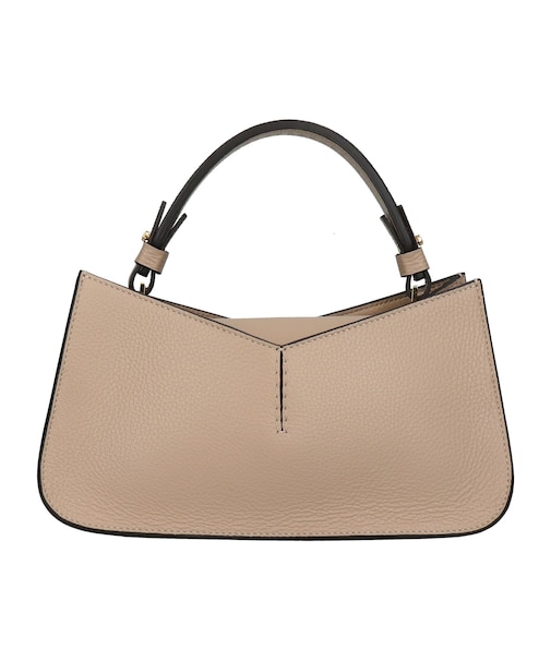 【LORISTELLA】Vカットレザー２WAYハンドバッグ